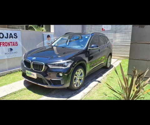 BMW X1 BMW - X1 2.0 16V TURBO ACTIVEFLEX SDRIVE20I 4P AUTOMÁTICO  2018/2018 - Preta - 2018/2018