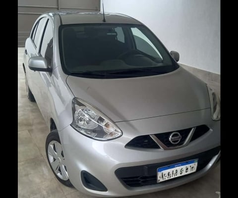 Nissan March 1.6 S 16V FLEX 4P MANUAL  2016/2017 - Prata - 2016/2017