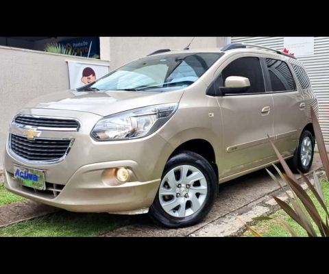 Chevrolet Spin 1.8 LTZ 8V FLEX 4P AUTOMÁTICO  2012/2013 - Bege - 2012/2013