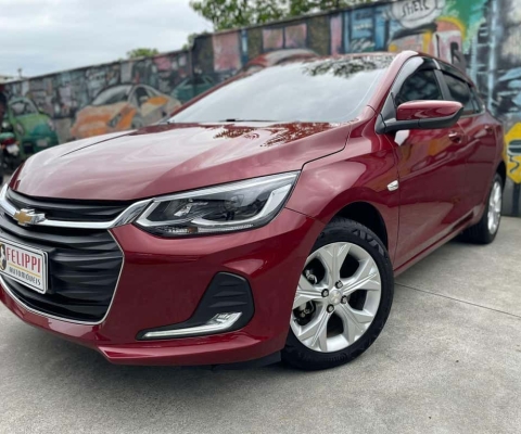 Chevrolet Onix HATCH PREM. 1.0 12V TB Flex 5p Aut. - Vermelha - 2021/2021