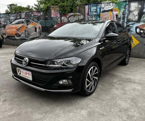 Volkswagen Virtus Highline 200 TSI 1.0 Flex 12V Aut  - Preta - 2021/2022