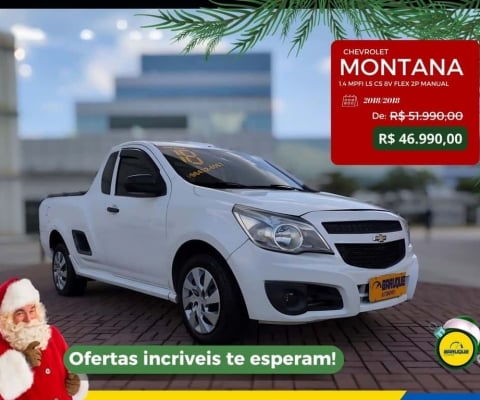 Chevrolet Montana 2018 1.4 mpfi ls cs 8v flex 2p manual