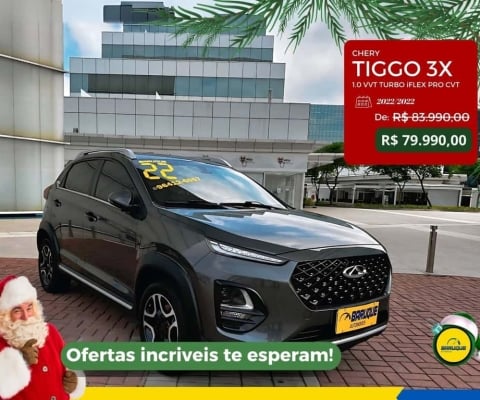 Chery Tiggo 3x 2022 1.0 vvt turbo iflex pro cvt