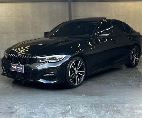 BMW 320i M SPORT ACTIVE FLEX - Preta - 2021/2021