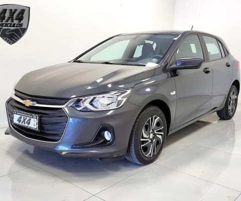 Chevrolet Onix HATCH LT 1.0 8V FlexPower 5p Mec.  - Cinza - 2023/2024