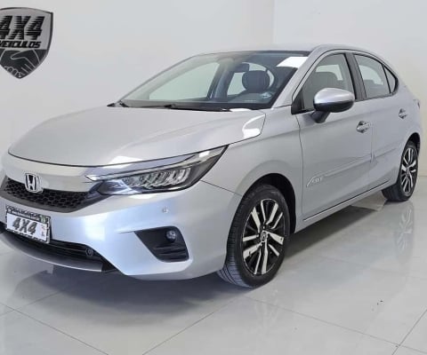 Honda City Hatchback Touring 1.5 Flex 16V Aut - Prata - 2022/2023