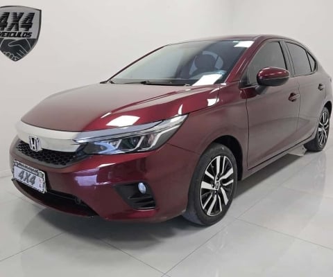 Honda City Hatchback EXL 1.5 Flex 16V Aut.  - Vermelha - 2022/2022