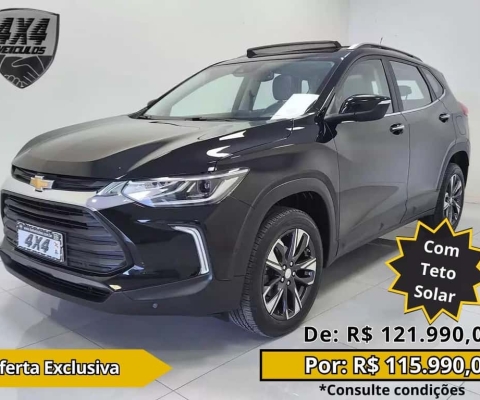 Chevrolet Tracker Premier 1.2 Turbo 12V Flex Aut.  - Preta - 2021/2022