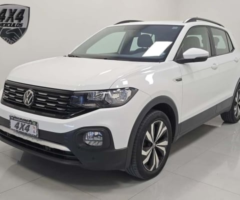 Volkswagen T-Cross Comfor. 200 TSI 1.0 Flex 5p Aut. - Branca - 2022/2023