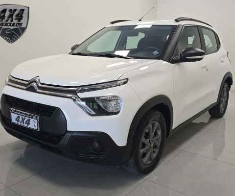 Citroën C3 Feel 1.0 Flex 6V 5p Mec.  - Branca - 2022/2023