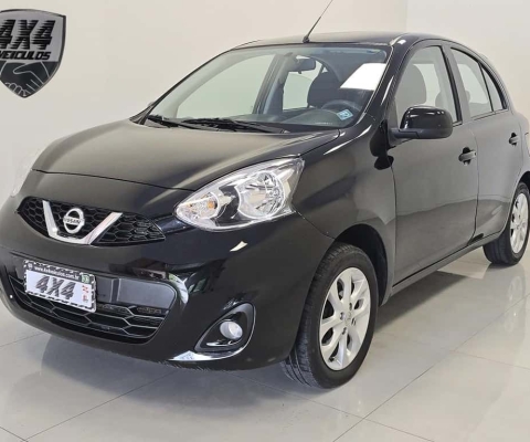 Nissan March SV 1.6 16V FlexStart 5p Mec.  - Preta - 2019/2019