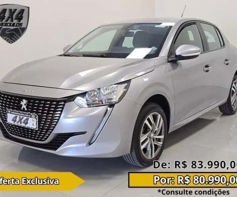 Peugeot 208 Allure 1.6 Flex 16V 5p Aut.  - Prata - 2022/2023