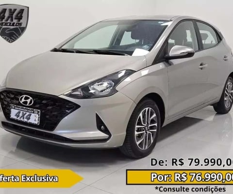 Hyundai HB20 Platinum 1.0 TB Flex 12V Mec.  - Prata - 2022/2022