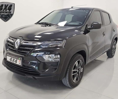 Renault Kwid Intense 1.0 Flex 12V 5p Mec.  - Preta - 2022/2023