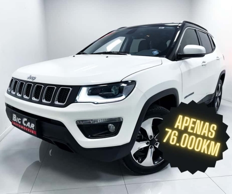 Jeep Compass LONGITUDE 2.0 4x4 Diesel 16V Aut.  - Branca - 2017/2018