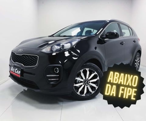 Kia Sportage LX 2.0 16V Flex  Aut. - Preta - 2018/2019