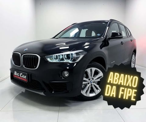 BMW X1 SDRIVE 20i 2.0 TB Active Flex Aut.  - Preta - 2016/2017