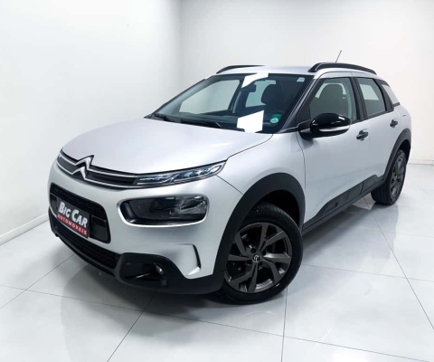 Citroën C4 FEEL 1.6 16V Flex Aut. - Prata - 2021/2022