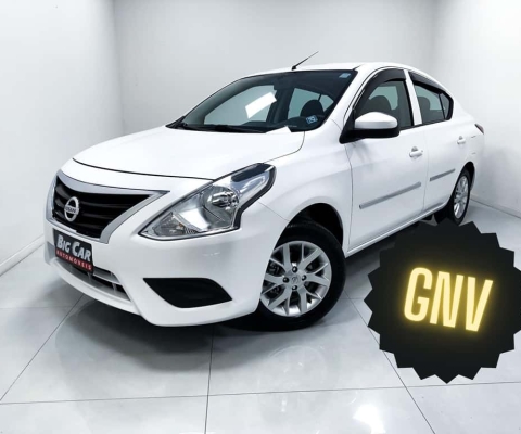 Nissan Versa 1.0 GNV 12V FlexStart Mec. - Branca - 2019/2020