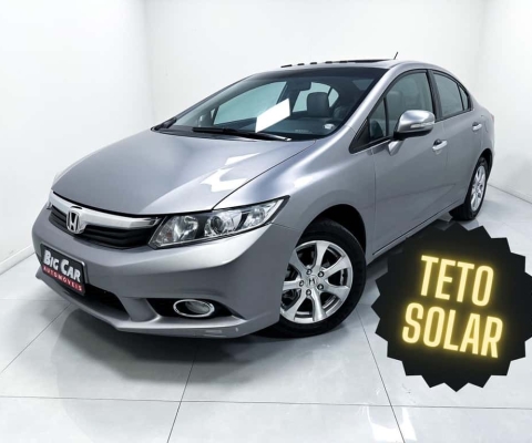 Honda Civic EXS 1.8 Flex 16V Aut.  - Cinza - 2012/2013