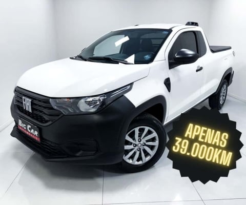 Fiat Strada Endurance 1.4 Flex 8V CS Plus  - Branca - 2021/2022