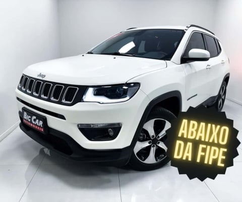 Jeep Compass LONGITUDE 2.0 4x2 Flex 16V Aut. - Branca - 2018/2018