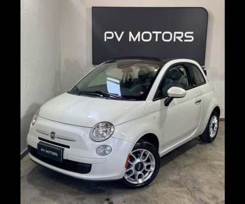 Fiat 500 Cabrio Flex 1.4 8V Mec. - Branca - 2014/2015