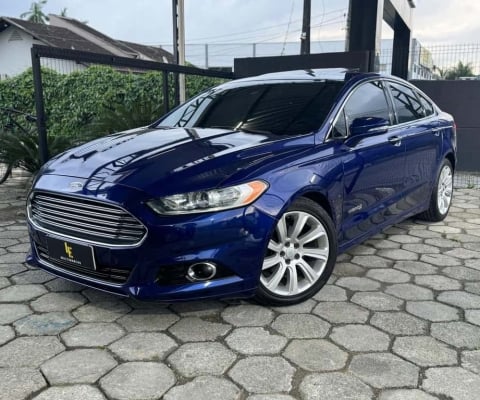 Ford Fusion Titanium 2.0 145cv Aut. (Híbrido)  - Azul - 2014/2014