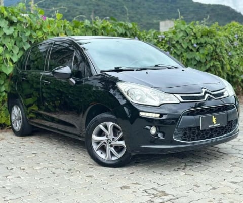 Citroën C3 Attra/Origine Pack 1.5 Flex 8V 5p Mec  - Preta - 2014/2015