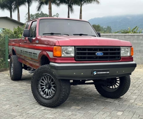 Ford F-1000  Super Série CE Diesel 3.9 - Vermelha - 1995/1995