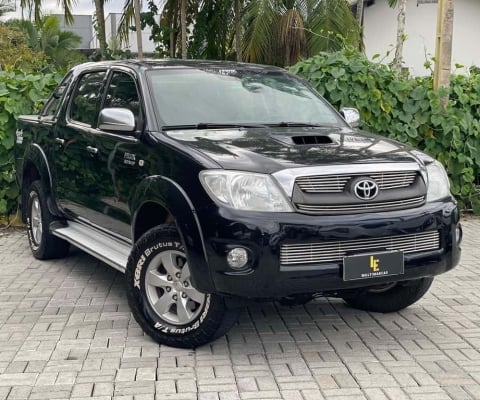 Toyota Hilux CD SRV D4-D 4x4 3.0 TDI Diesel Aut - Preta - 2011/2011