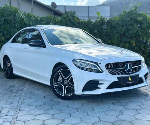 Mercedes-Benz C-300 Sport 2.0 16V Aut.  - Branca - 2018/2019