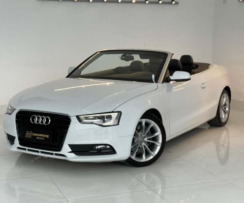 Audi A5 Ambition Cabrio 2.0 - Branca - 2013/2014