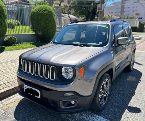 75.900,00 / RENEGADE LONGITUDE FLEX 1.8 2018 COMPLETA COM 57.000KM