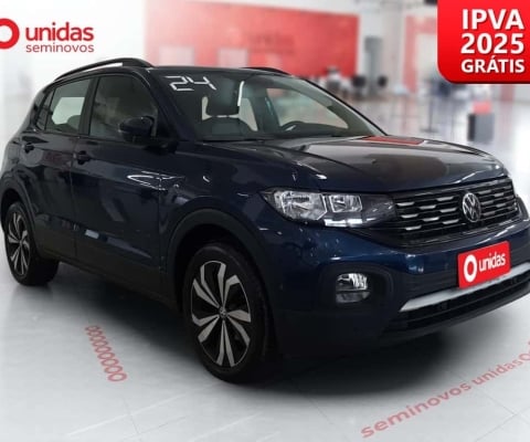 Volkswagen T-cross 2024 1.0 200 tsi total flex comfortline automático