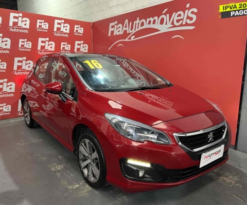 Peugeot 308 2016 1.6 griffe thp 16v flex 4p automático