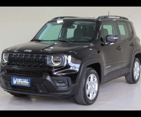 JEEP RENEGADE SPORT 1.3 T270 FLEX AUTOMÁTICO 6M - 2023 - PRETO