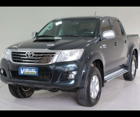 TOYOTA HILUX 3.0 SR 4X4 CD TURBO DIESEL AUTOMÁTICO 5M - 2015 - PRETO