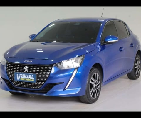 PEUGEOT 208 ALLURE 1.6 FLEX AUTOMÁTICO 6M - 2022 - AZUL