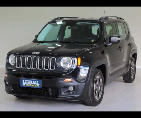 JEEP RENEGADE SPORT 1.8 FLEX AUTOMÁTICO 6M - 2018 - PRETO