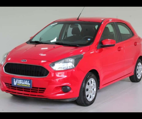 FORD KA SE 1.0 FLEX MANUAL - 2018 - VERMELHO