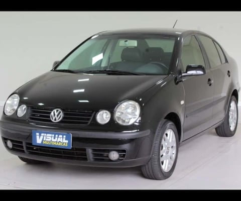 VOLKSWAGEN POLO SEDAN 1.6 FLEX MANUAL - 2006 - PRETO