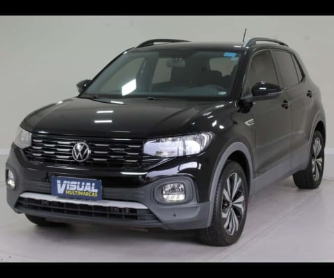 VOLKSWAGEN T-CROSS COMFORTLINE 1.0 200 TSI FLEX AUTOMÁTICO 6M - 2022 - PRETO