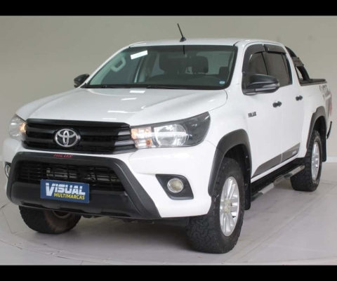 TOYOTA HILUX 2.8 SR CHALLENGE 4X4 CD TURBO DIESEL AUTOMÁTICO 6M - 2018 - BRANCO