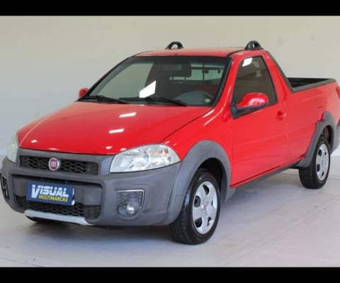 FIAT STRADA HARD WORKING CS 1.4 FLEX MANUAL - 2018 - VERMELHO