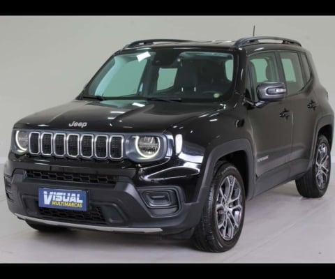 JEEP RENEGADE LONGITUDE 1.3 T270 FLEX AUTOMÁTICO 6M - 2024 - PRETO