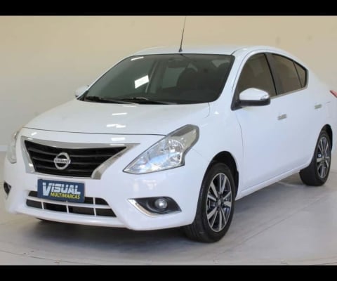 NISSAN VERSA SL 1.6 FLEX 4P AUTOMÁTICO CVT 6M - 2018 - BRANCO