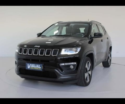 JEEP COMPASS LONGITUDE 2.0 FLEX AUTOMÁTICO 6M - 2018 - PRETO