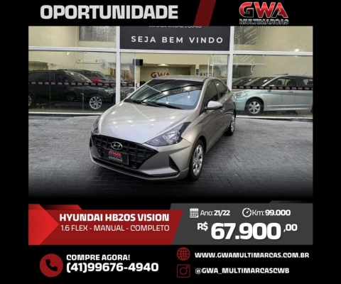 HYUNDAI HB20S Vision 1.6 Flex 16V Mec.