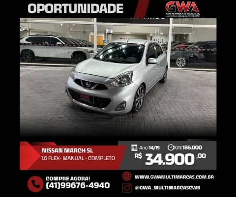 NISSAN MARCH SL 1.6 16V Flex Fuel 5p